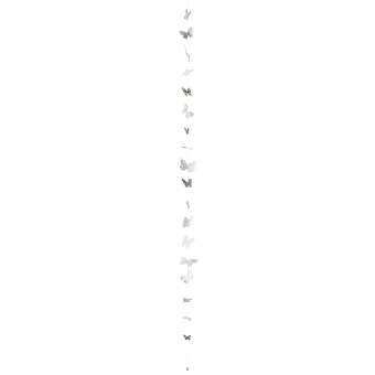 Schmetterlingskette 150 cm in , Schwarz, Kette, Schmetterling, Perlmutt, Länge