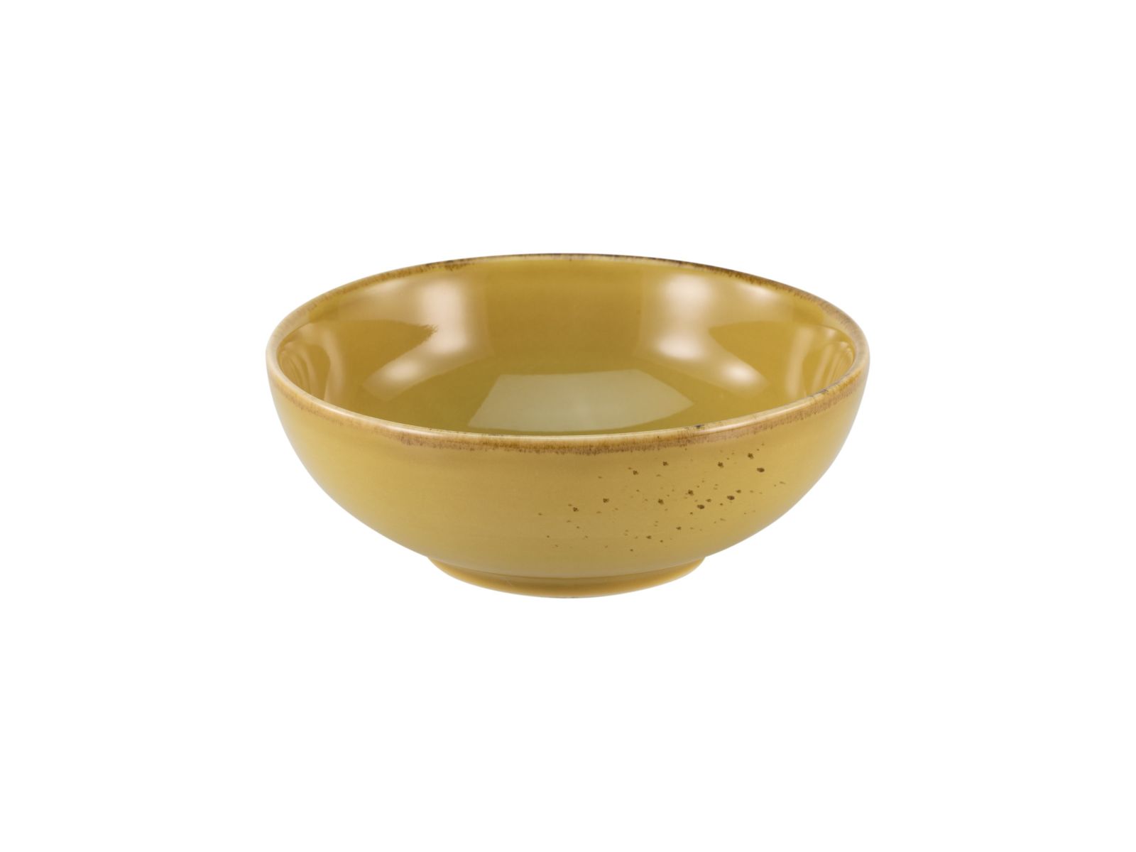 CreaTable Mehrzweckschale Nature Collection in Farbe Curry glänzend