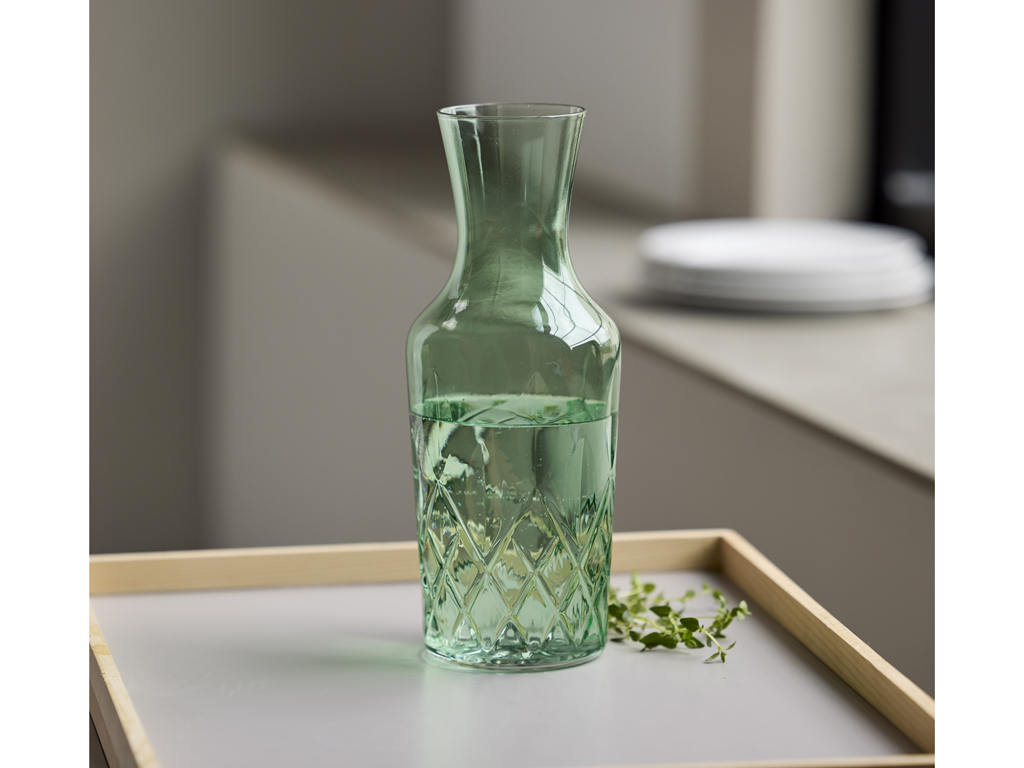 F&H Wasserkaraffe SORRENTO 0,001 Liter in Farbe Grün