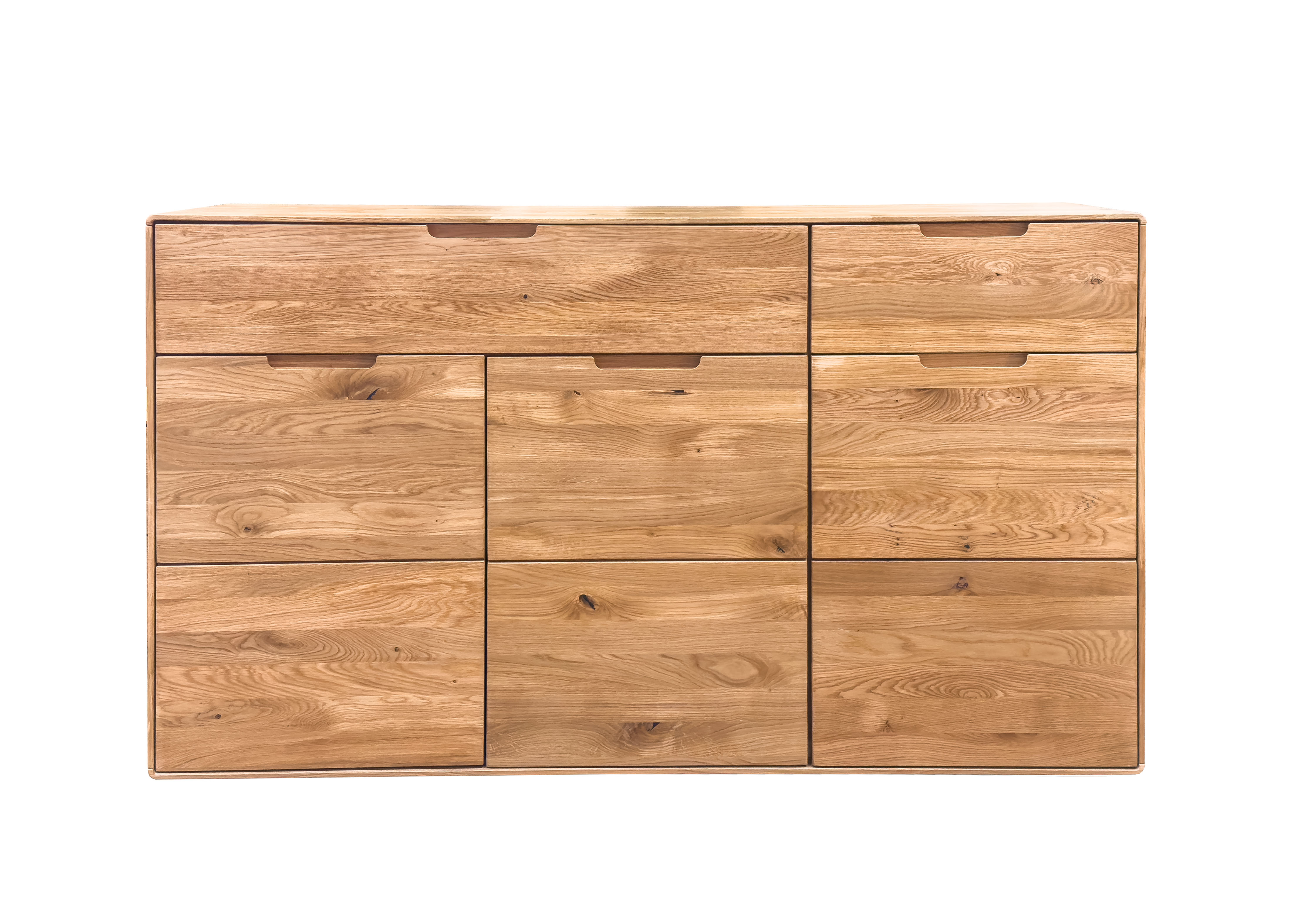 // Kommode III // Wildeiche massiv geölt // ca. B149 H91 T40 cm // 3 Türen, 2 Schubkästen // mit Soft-Close Funktion, holz, sideboard, kommode, naturholz, massivholz