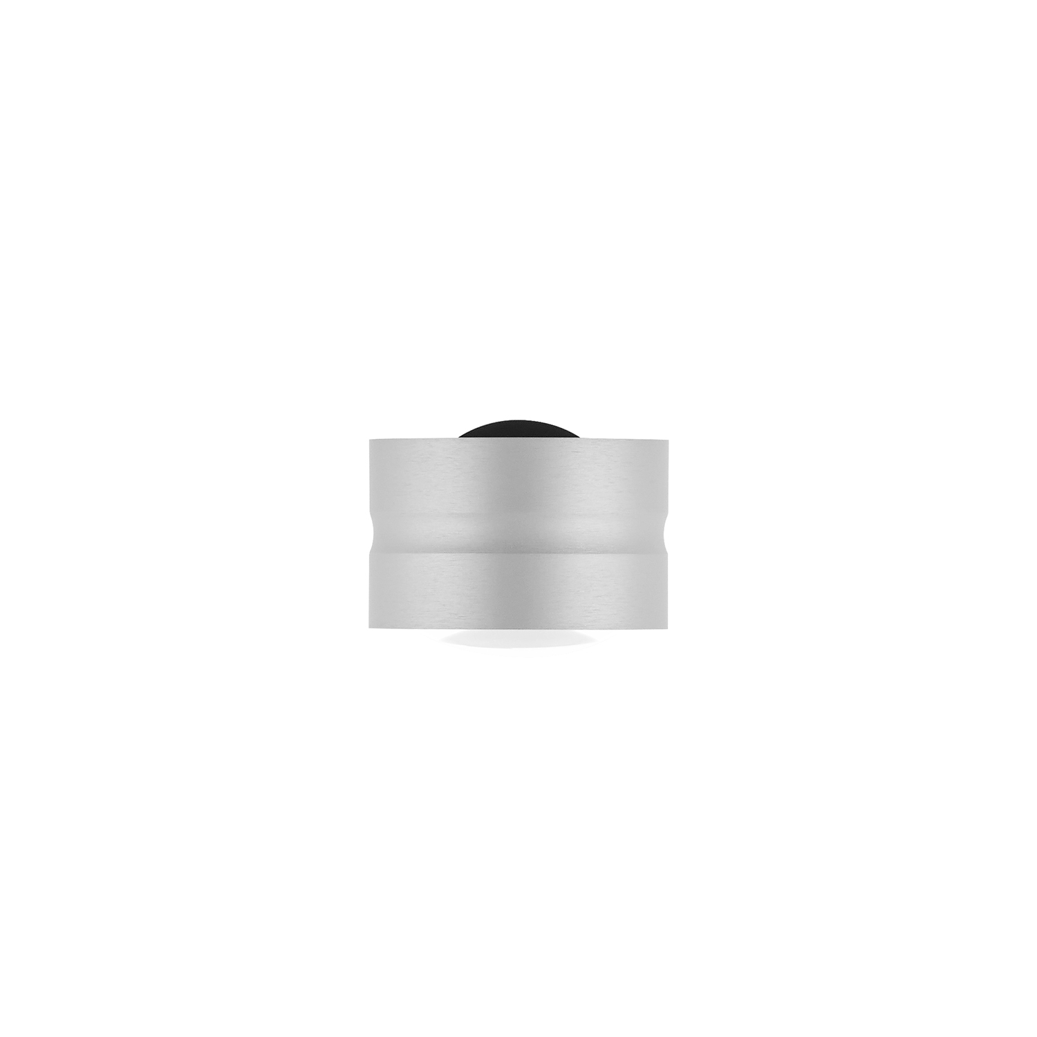 LED-Wandleuchte ca. B11 H9 T17 cm in Alu eloxiert