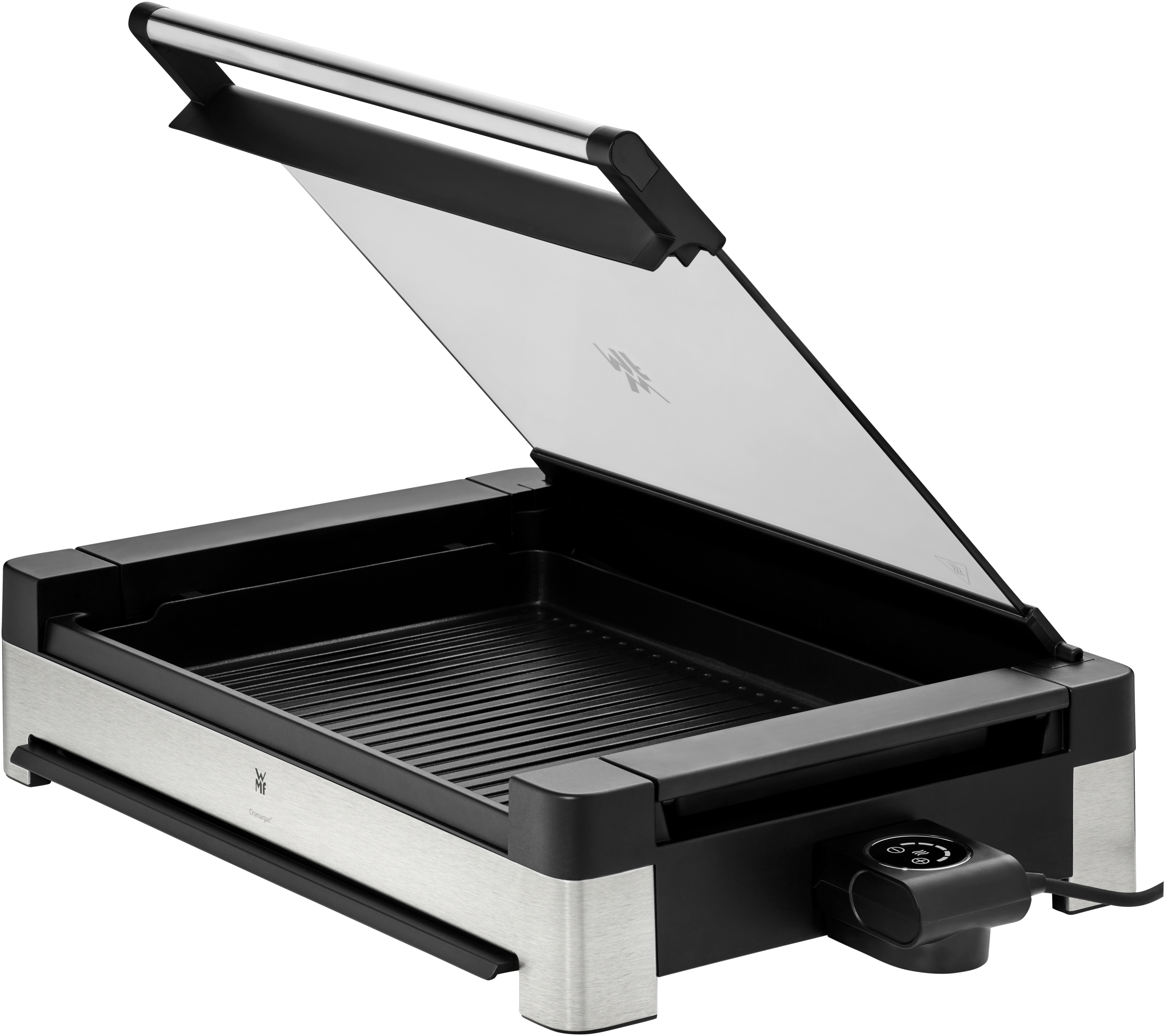 WMF Lono Tischgrill gerippt mit in schwarz/Edelstahl WMF Lono Tischgrill gerippt mit in schwarz/Edelstahl