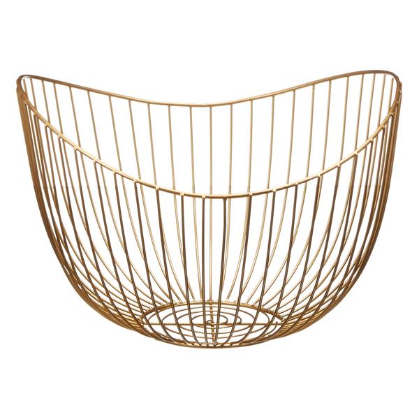 Cepewa Korb 31cm in Eisen gold