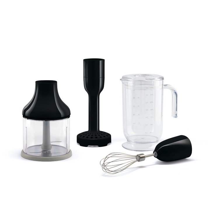 Smeg Zubehör-Set für Stabmixer HBF01 in Schwarz Smeg Zubehör-Set für Stabmixer HBF01 in Schwarz