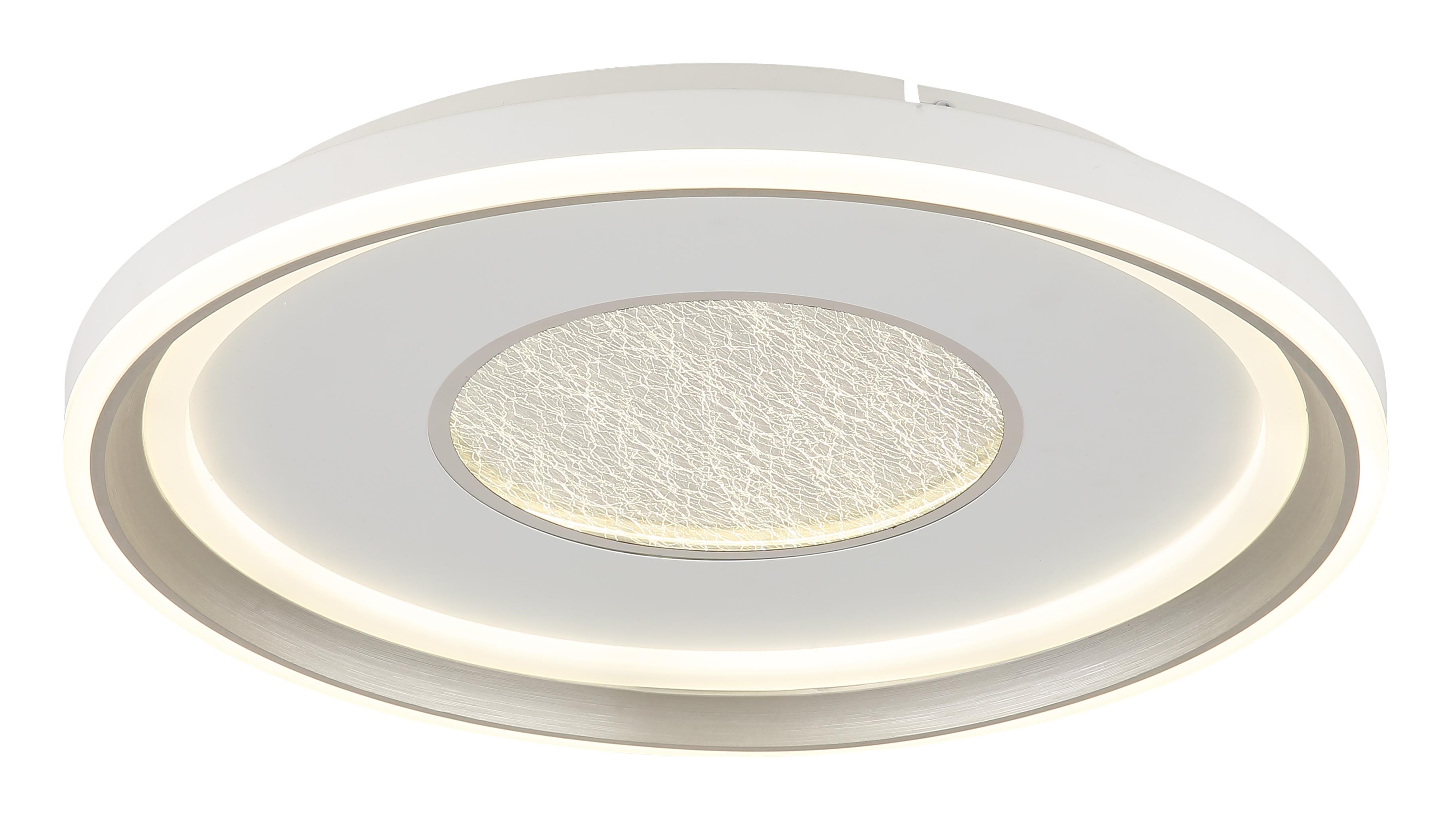 Globo LED-Deckenleuchte EILA 1-flammig in Farbe weiß matt, champagnerfarben, Deckenleuchte