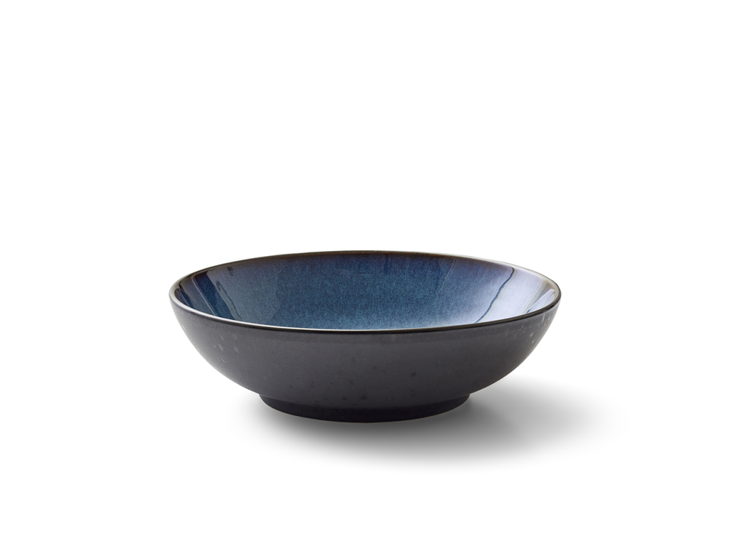 BITZ Salatschüssel 24 cm in Farbe schwarz/dunkelblau