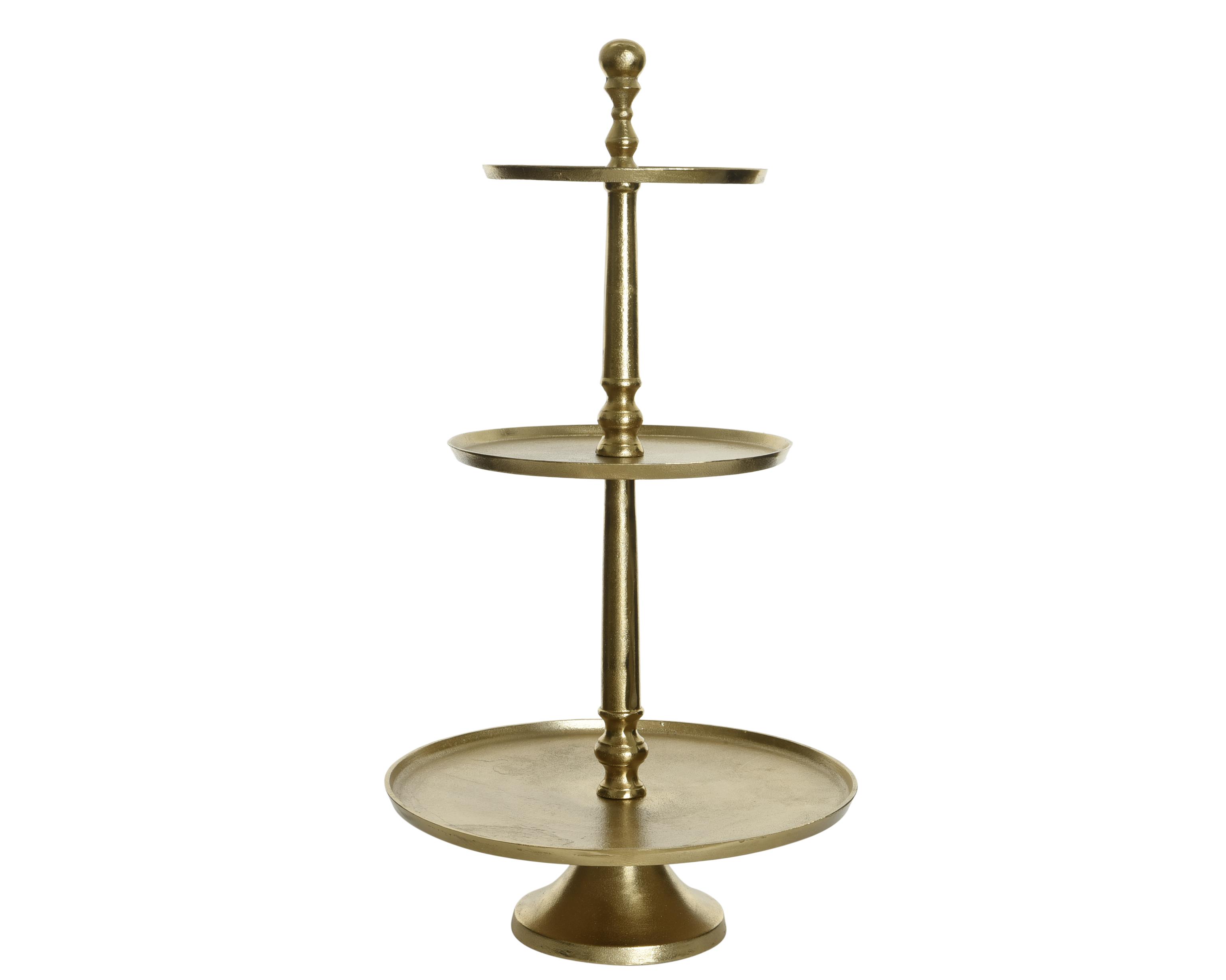 Kaemingk Etagere Aluminium in Farbe Gold