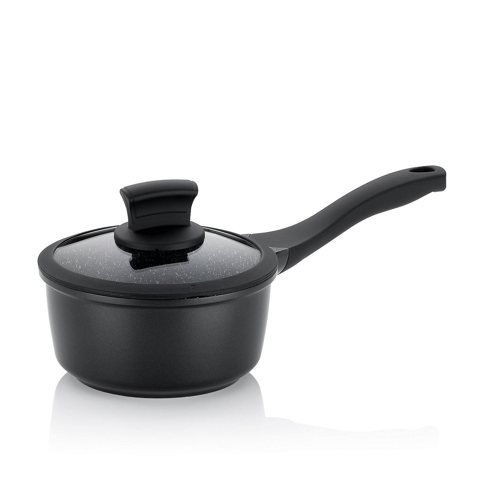 Kela Stielkasserolle Stella Nova STELLA NOVA in Schwarz, Kochtopf, Kochgeschirr, Rauchrohr