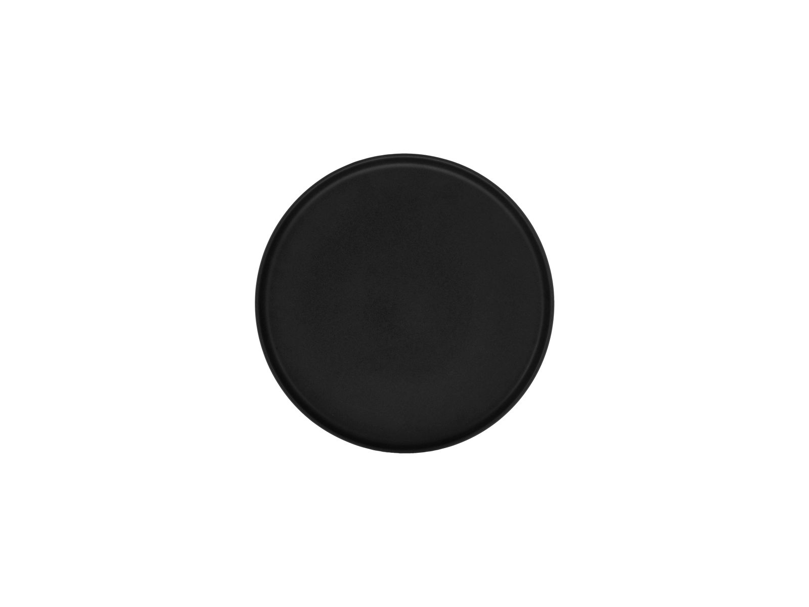 CreaTable Brotteller Uno in Farbe Schwarz matt