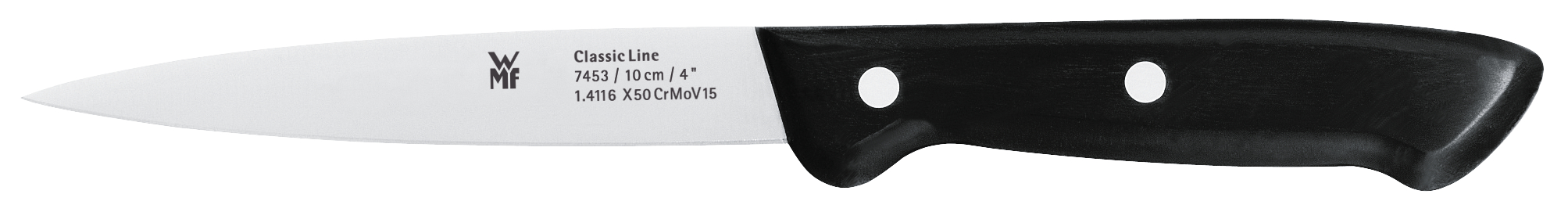 WMF Classic Line Spickmesser, 10 cm in schwarz WMF Classic Line Spickmesser, 10 cm in schwarz