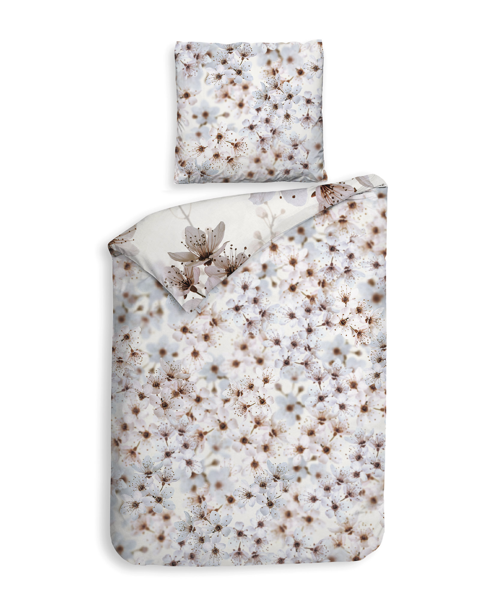Heckettlane Bettwäsche ca. 155x220cm in Farbe White