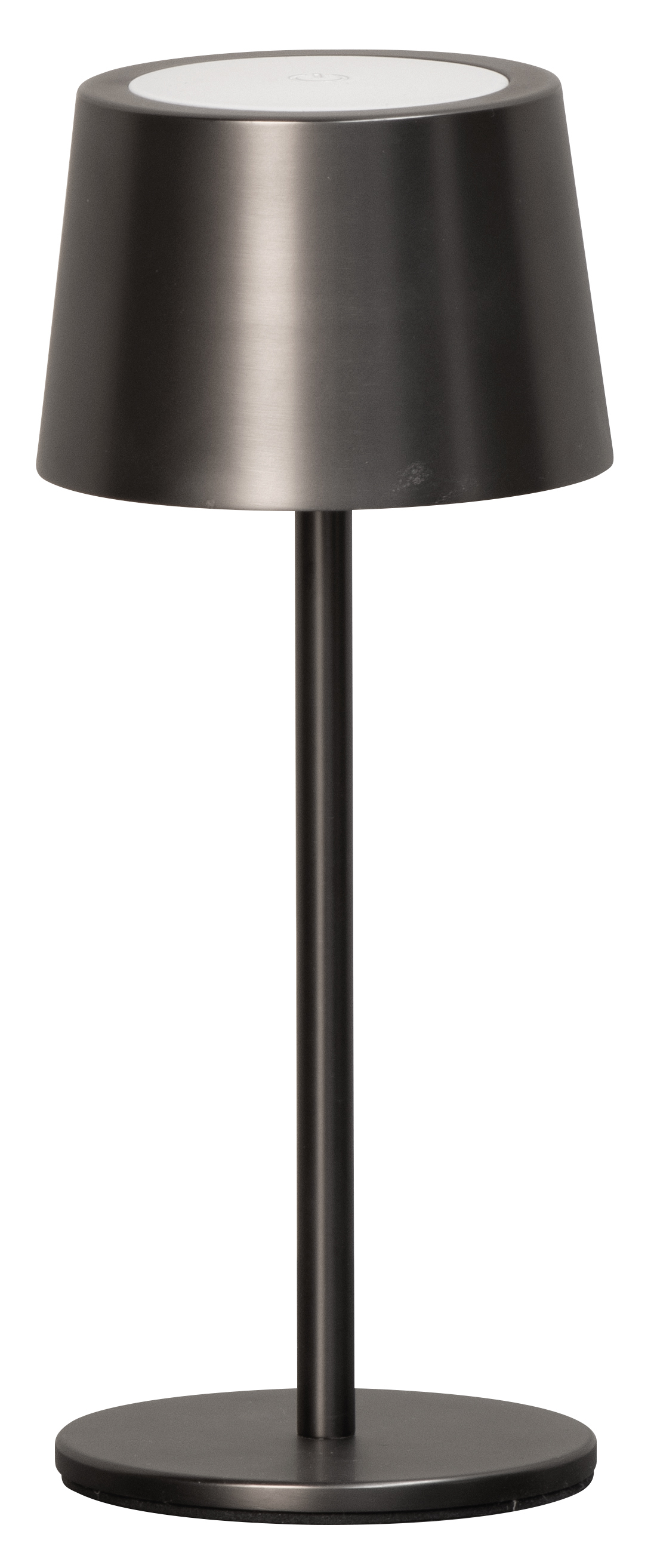 FH Lighting Tischleuchte BELLUNO in gun metall, Akku, USB-Kabel FH Lighting Tischleuchte BELLUNO in gun metall, Akku, USB-Kabel, Tischlampe, Stehlampe, Schwarz, Metall, Lampenschirm