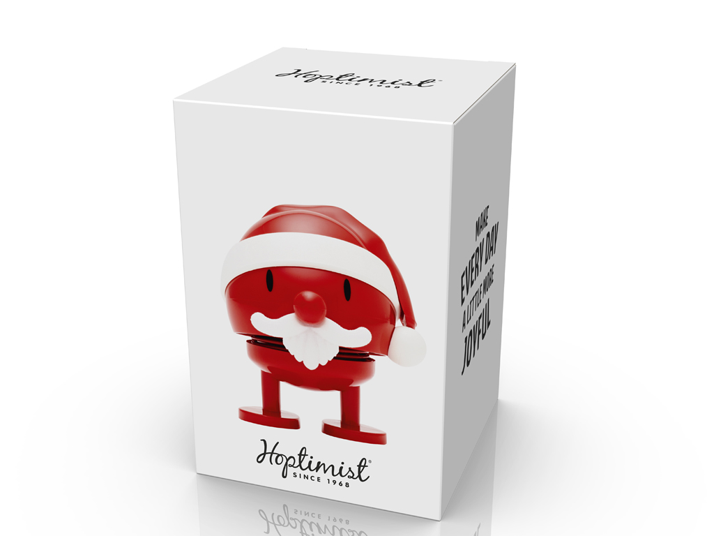 Hoptimist Hoptimist Hoptimist Kunststoff Rot, Santa Figur, roter Spielzeug, Ballonfigur, Verpackung Box, Hoptimist Marke