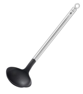 Soßenlöffel 28cm, Küchenlöffel, Suppenlöffel, Löffel, Edelstahlgriff, Schöpflöffel