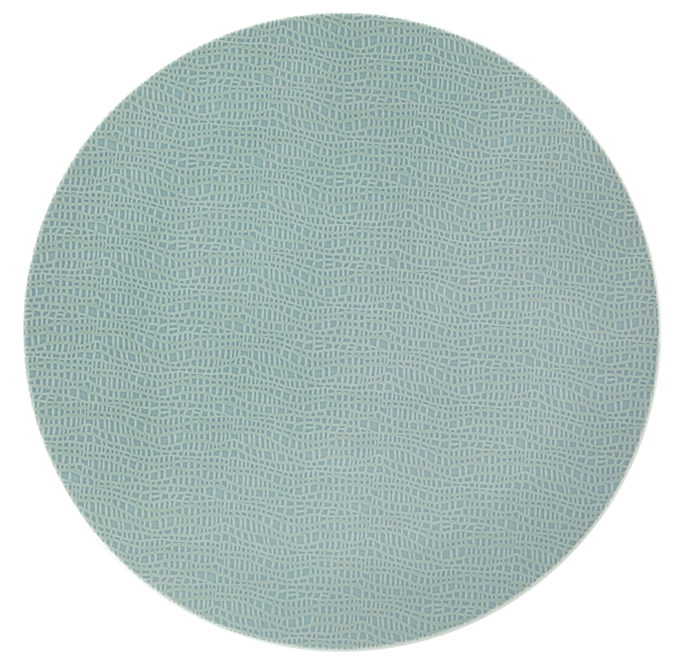 Seltmann Weiden Servierplatte rund flach 33 cm Life 25674 Fashion green chic 