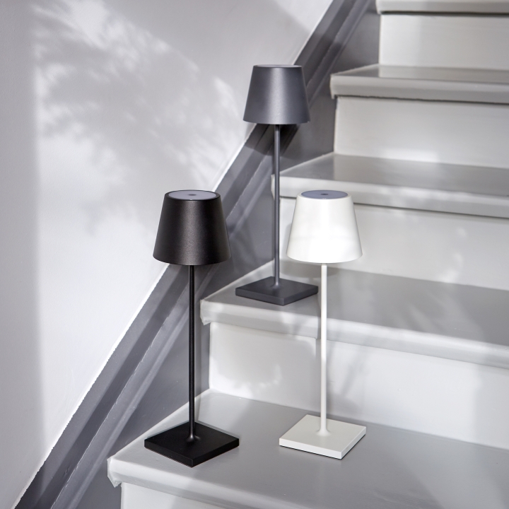 Sigor LED-Akku-Tischleuchte Nuindie in Farbe graphitgrau, dimmbar Sigor LED-Akku-Tischleuchte Nuindie in Farbe graphitgrau, dimmbar
