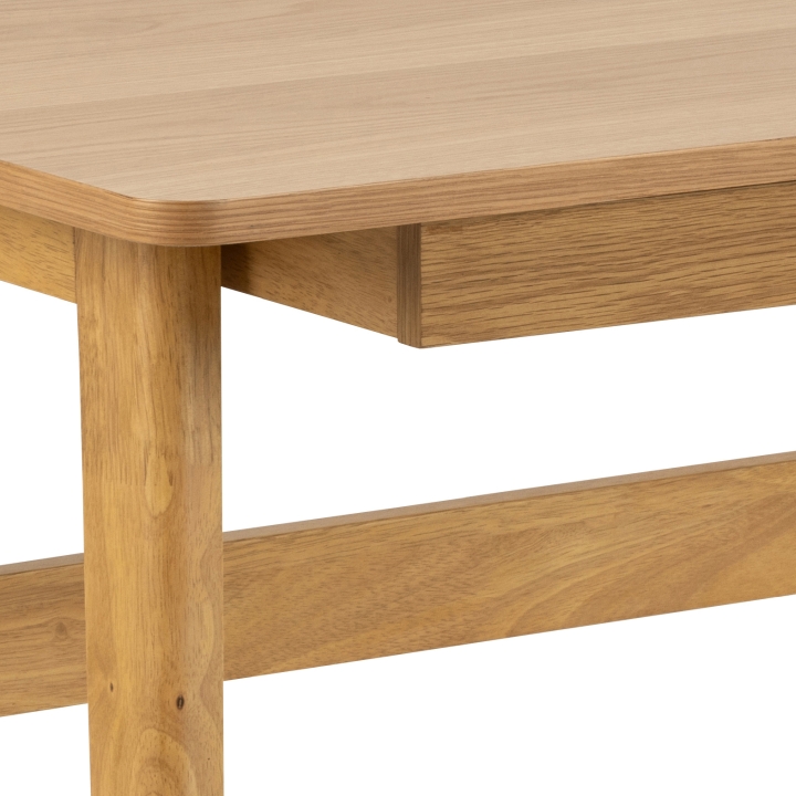 Schreibtisch BARNETT in Holzfarben Actona Schreibtisch BARNETT ca. 120x60cm in Eiche Nachbildung/Eiche matt gebeizt