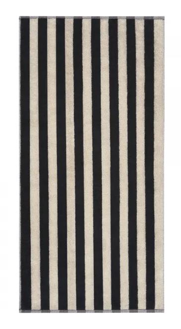 Cawö Handtuch BOLD 50x100cm in Farbe schwarz/beige Cawö Handtuch BOLD 50x100cm in Farbe schwarz/beige, rug, striped, black, beige, pattern