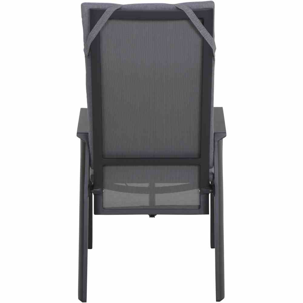 Dining-Sessel VALENCIA in Stoff Salt&Pepper/anthrazit