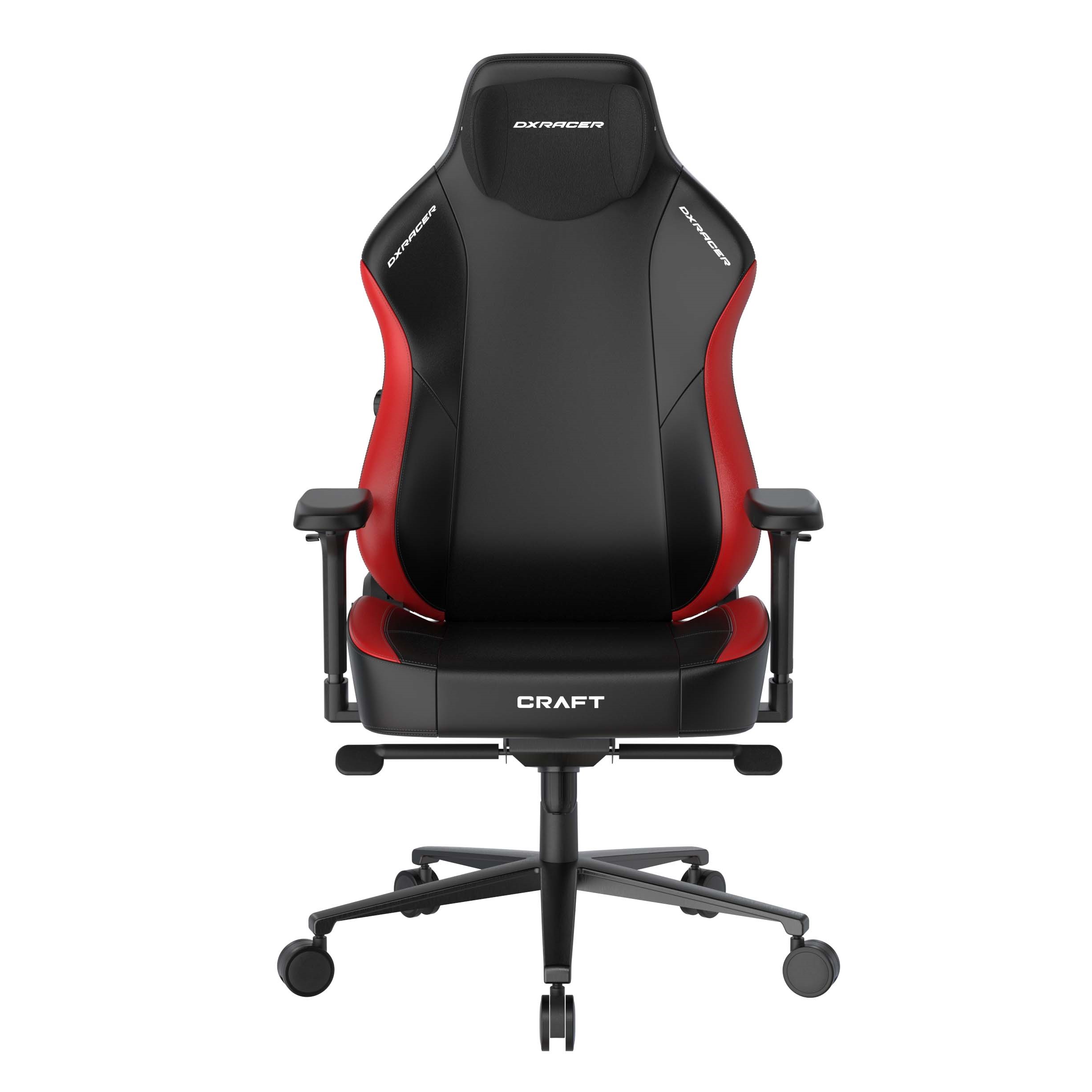 // Gaming-Chair // EPU Kunstleder schwarz/rot // Drehkreuz Aluminium schwarz // Wipp- u. Neigungsverstellung // höhenverstellbar // Gaming-Chair // EPU Kunstleder schwarz/rot // Drehkreuz Aluminium schwarz // Wipp- u. Neigungsverstellung // höhenverstellbar, Gaming chair, Ergonomisch, Rote Akzente, Rollräder, Craft Markenlabel