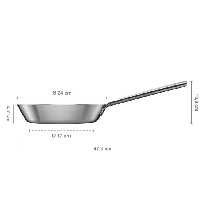 Fiskars Bratpfanne unbeschichtet NORDEN 24cm