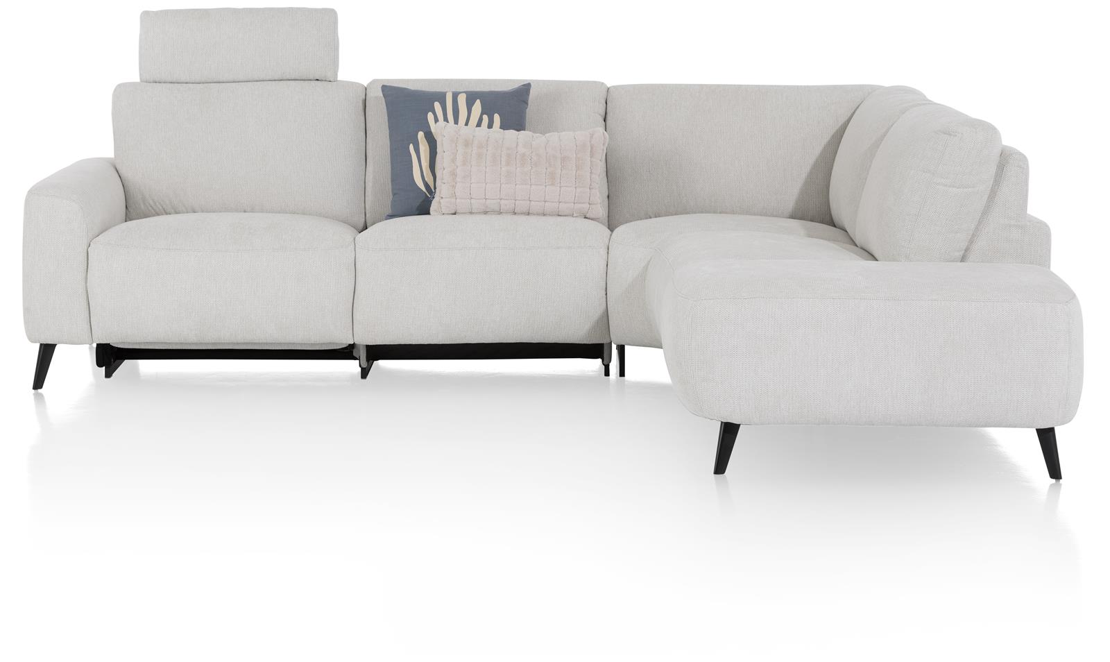 XOOON Wohnlandschaft CARINI 277 x 228 cm in Stoff Vada Elfenbein PG1