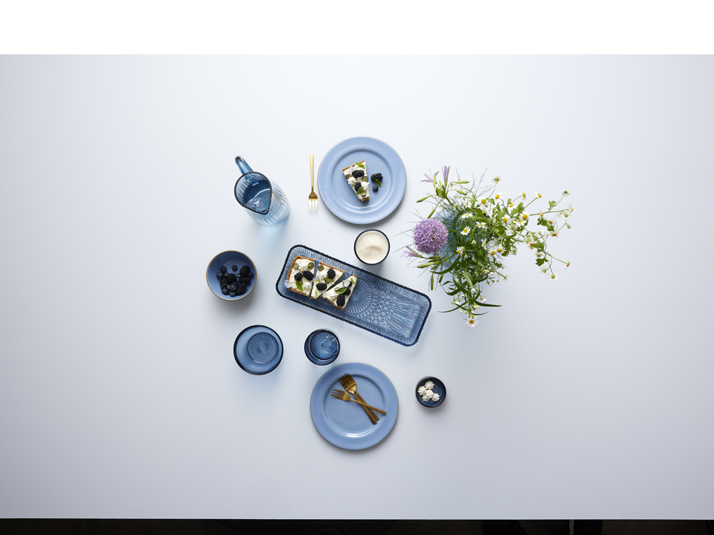 BITZ Vase 2,6 Liter in Farbe blau