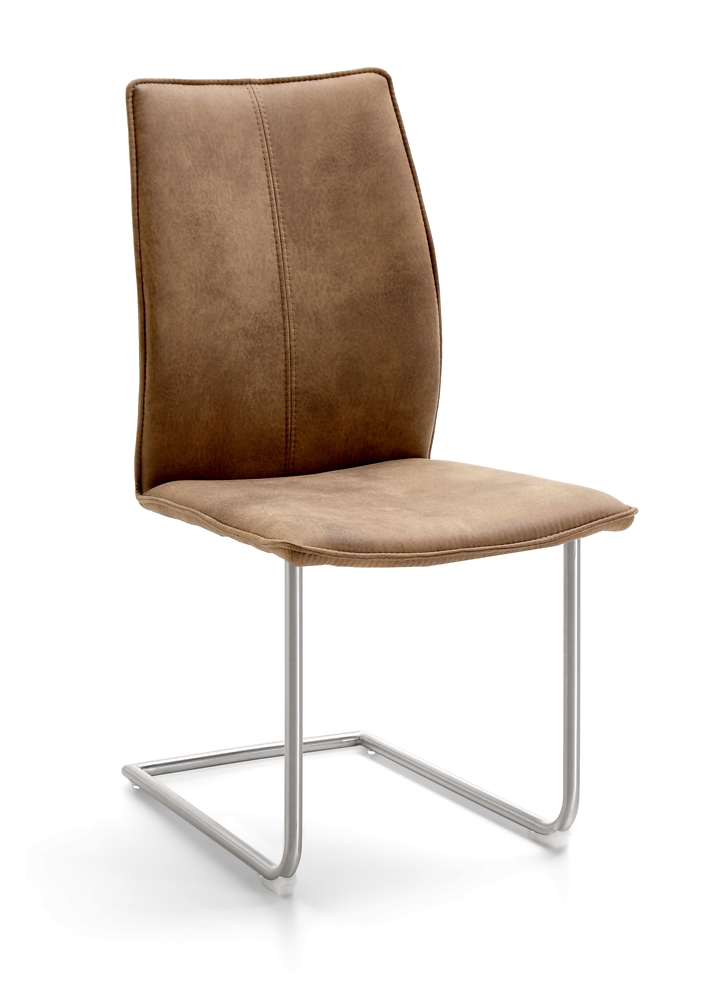 Niehoff Stuhlgruppe 3-tlg. CAPRI ca. B46 H93 T57 cm in Stoff Vintage Aberdeen stone, Stuhl, Mobiliar, Holz