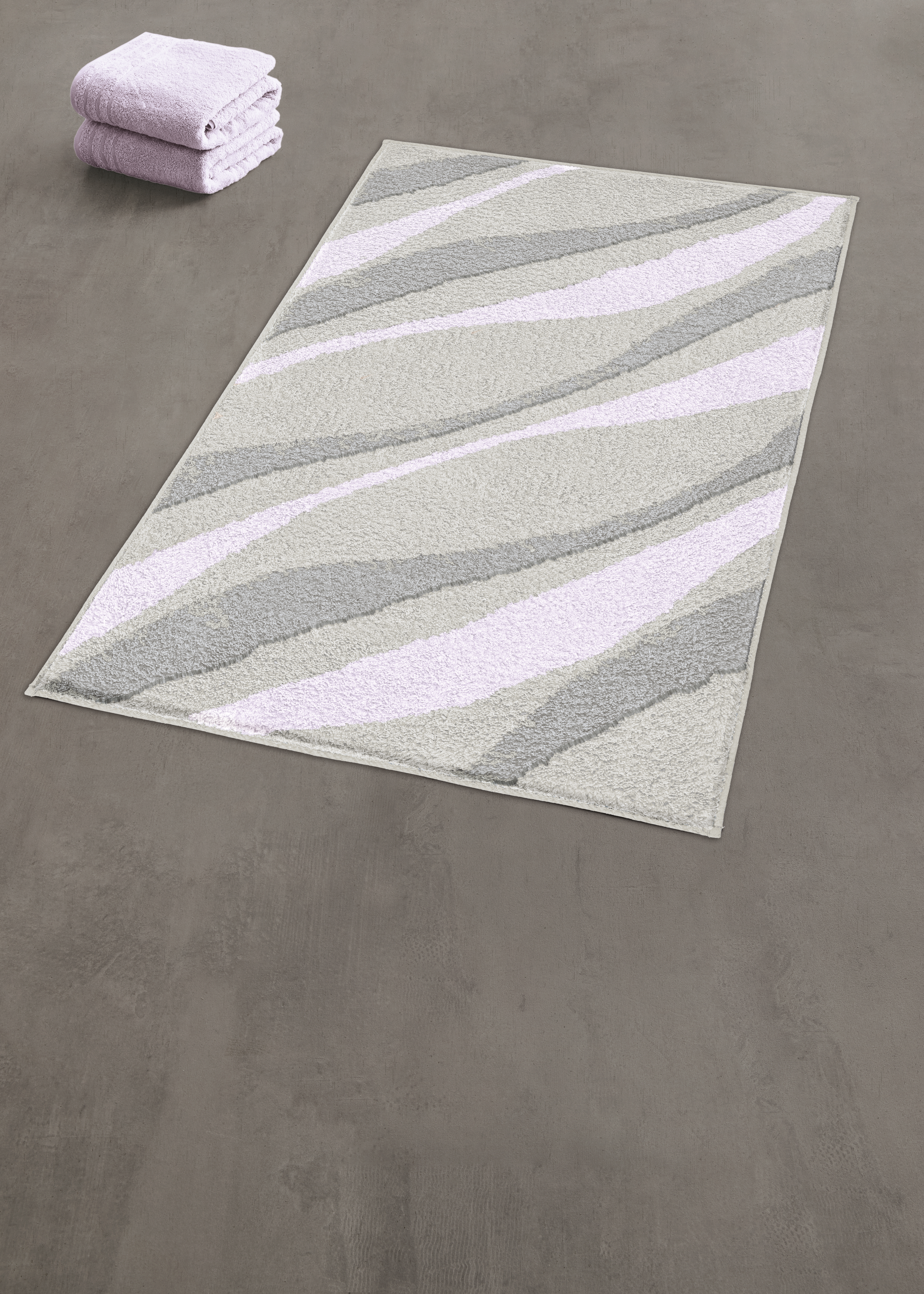 Kleine Wolke Badteppich DREAM ca. 55x65cm in Farbe Auster