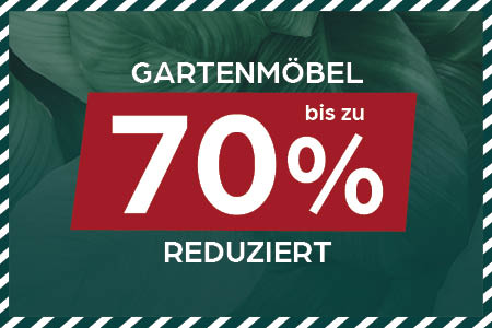 Gartenmöbel, Rabatt, 70%, Reduziert, Werbebanner