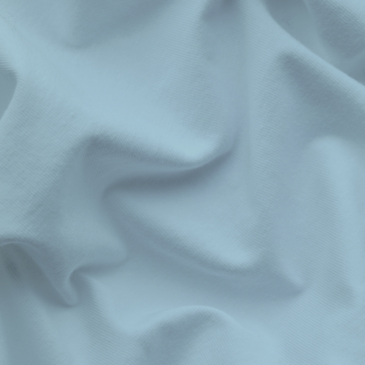 Schlafgut Pure Spannbettlaken ca. 140x200-160x220cm in Farbe Blue Light