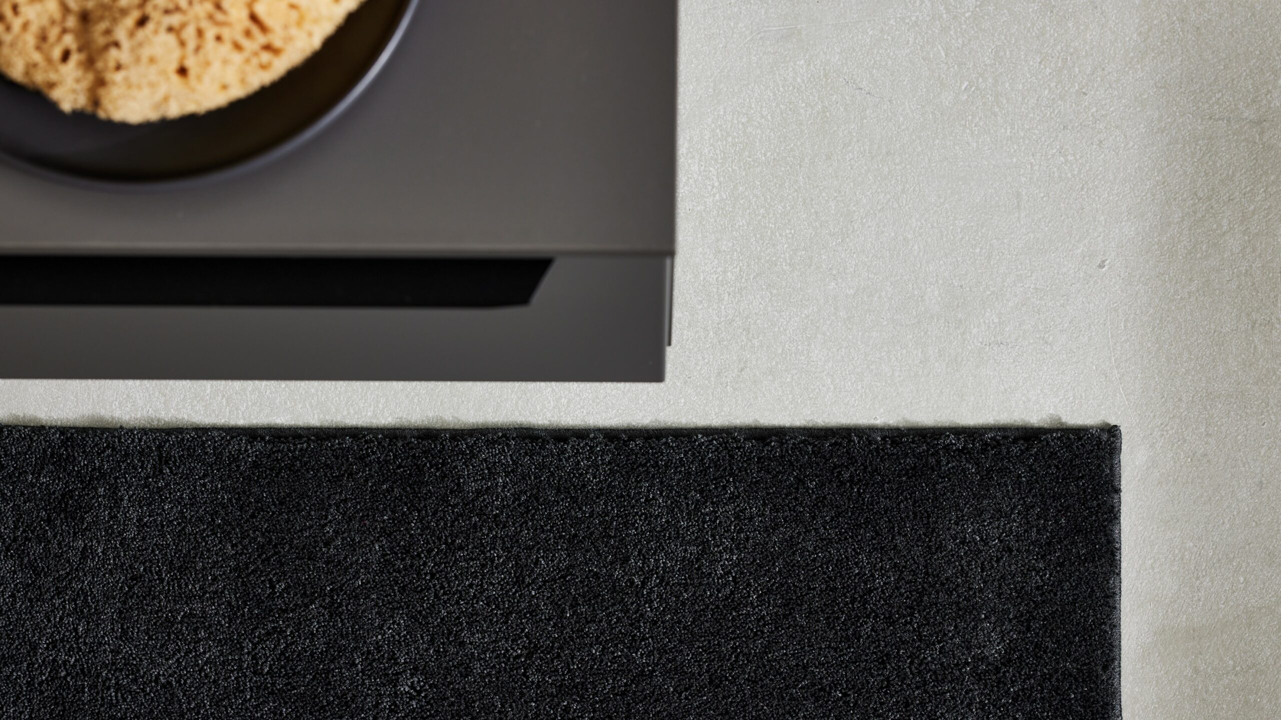 Interliving Badteppich IL-9112 ca. 60x90cm in Farbe anthrazit