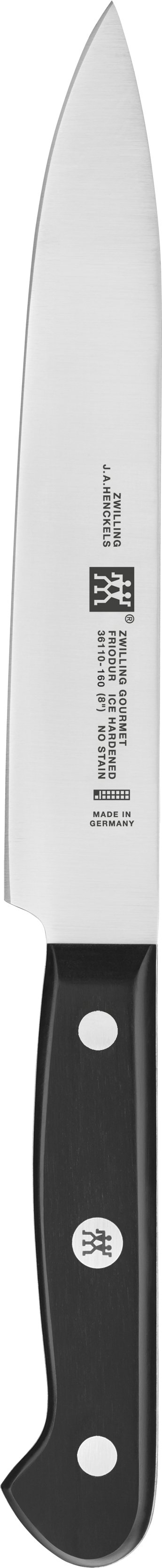 Zwilling Fleischmesser GOURMET in Farbe Metallfarben/schwarz