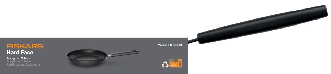 Fiskars Bratpfanne HARD FACE 24cm in Farbe Black