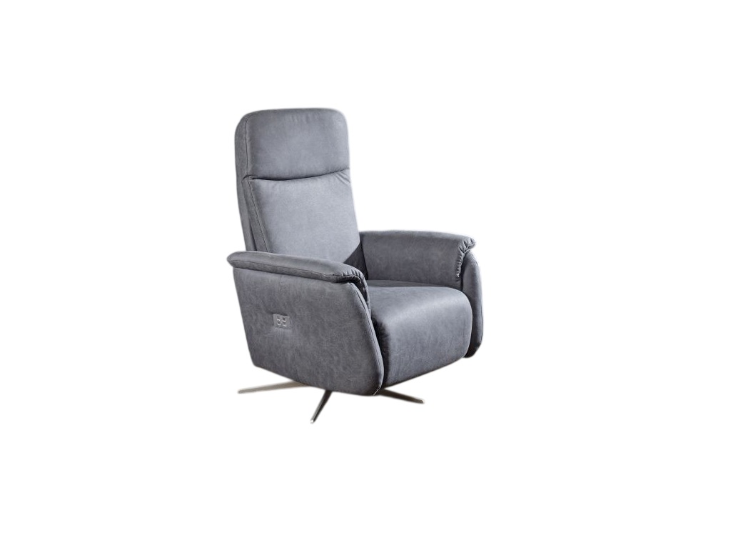 Dietsch Relaxsessel MOTION 2 in Stoff Bulus anthrazit, Sessel, Polsterstuhl, Relaxsessel, Grau, Beinstativ