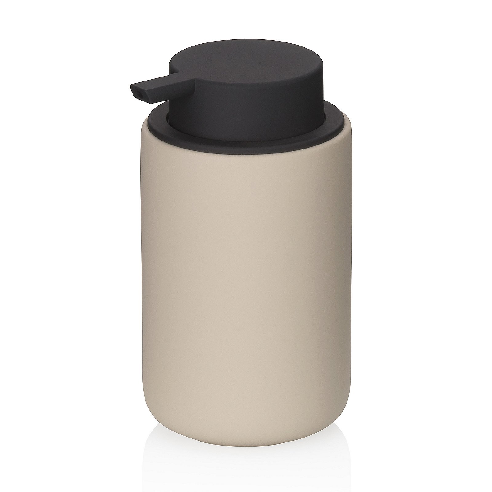 Kela Seifenspender SANA in Farbe Beige, Trinkflasche, Becher, Flasche, Auslaufsicher, Beige, Flasche, Schüttkanne, Becher mit Deckel, Bevorratung, Küchenbehälter