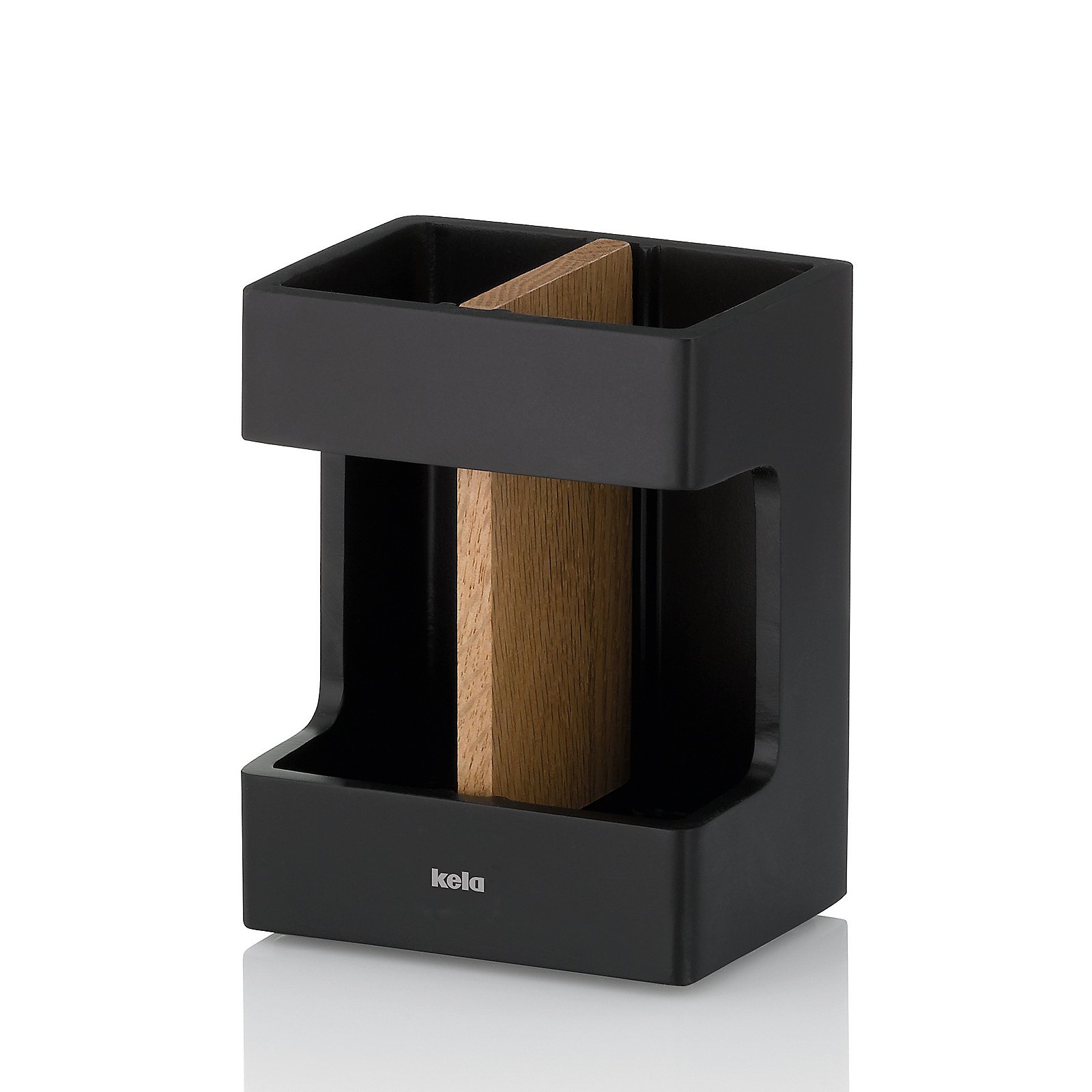 Kela Zahnbürstenhalter CUBE in Farbe schwarz