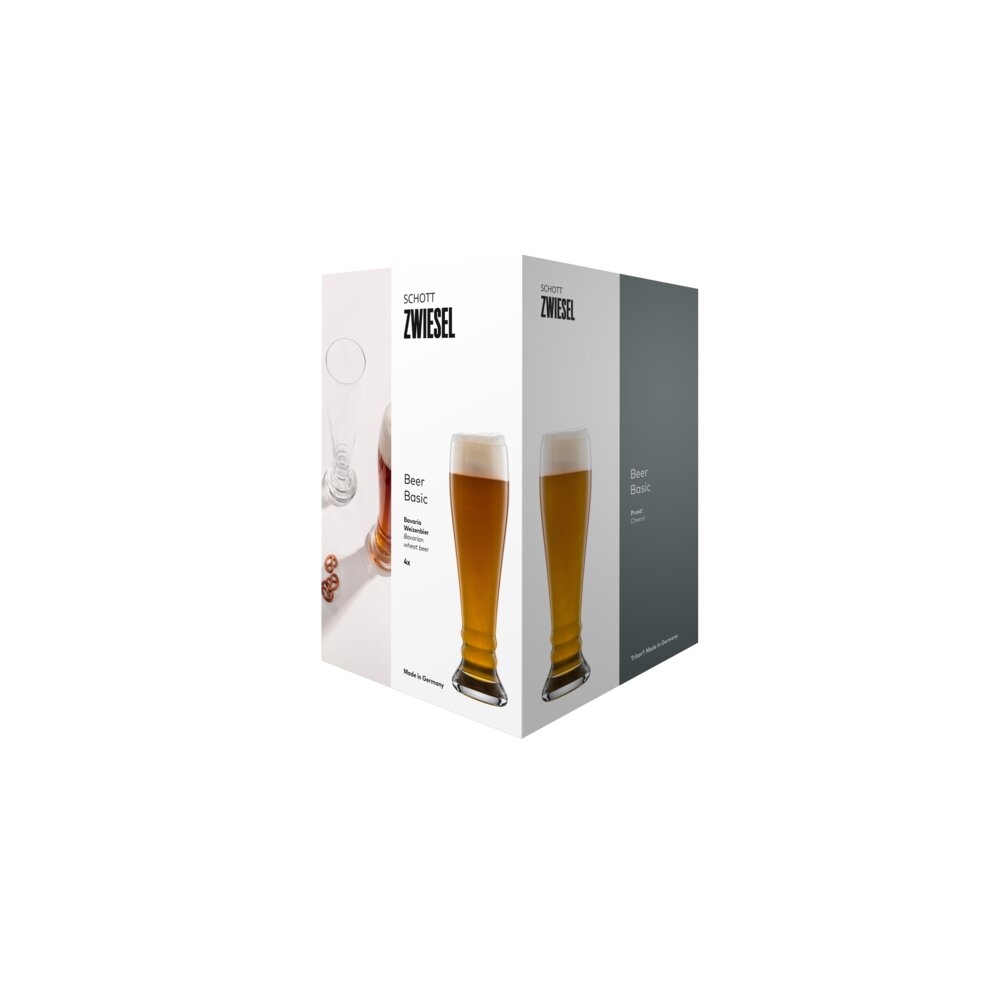Schott Zwiesel Weizenbierglas BEER BASIC 690ml, 4er-Set