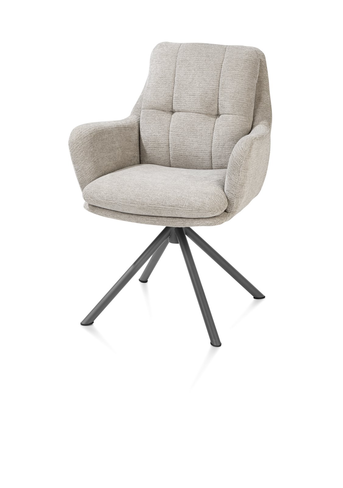 Habufa Armlehnstuhl MADELAINE ca. B64 H90 T69 cm in Stoff Vada beige Habufa Armlehnstuhl MADELAINE ca. B64 H90 T69 cm in Stoff Vada beige, Moebel, Stuhl, Sessel