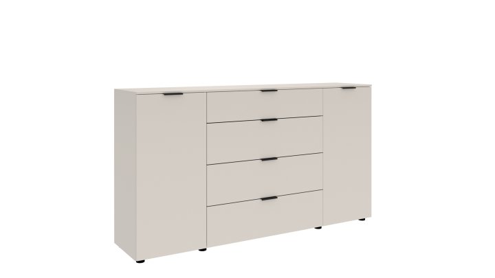 Kommode LINZ in HN Kashmir, Kommode, Schubladen, Holzoptik, Beige, Aufbewahrung