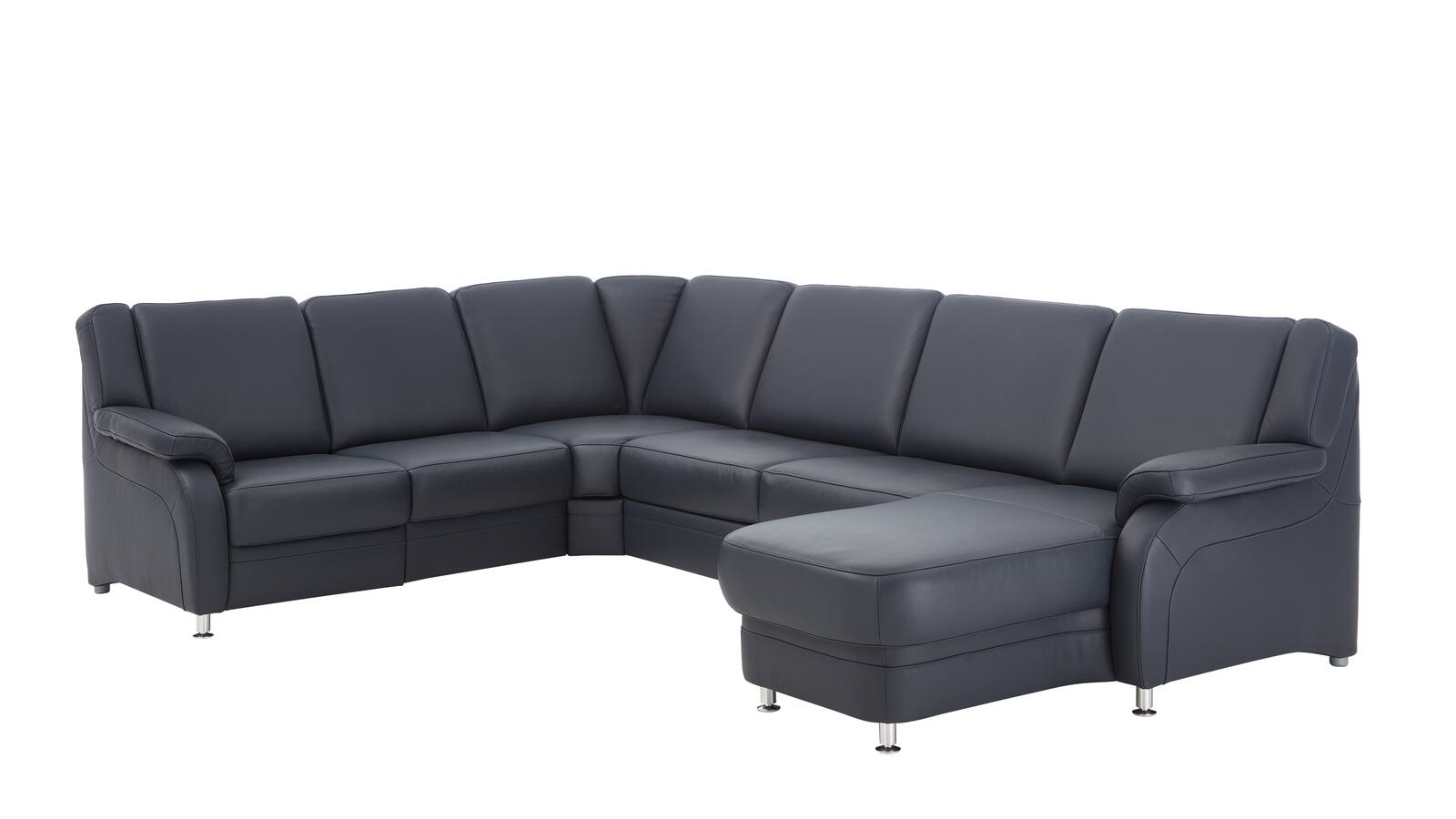 Polstergruppe MM-PN1004 in Leder BelVita nightblue Polstergruppe MM-PN1004 in Leder BelVita nightblue, Couch, Mobiliar