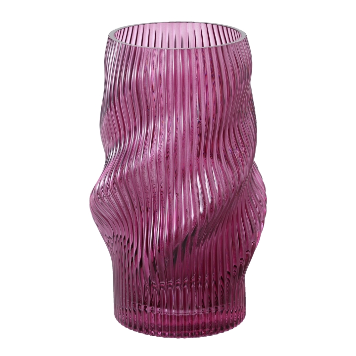 Eglo Living Glasvase DEBEPARE in Fb. bordeaux, Krug, Töpferei, Vase, Glas