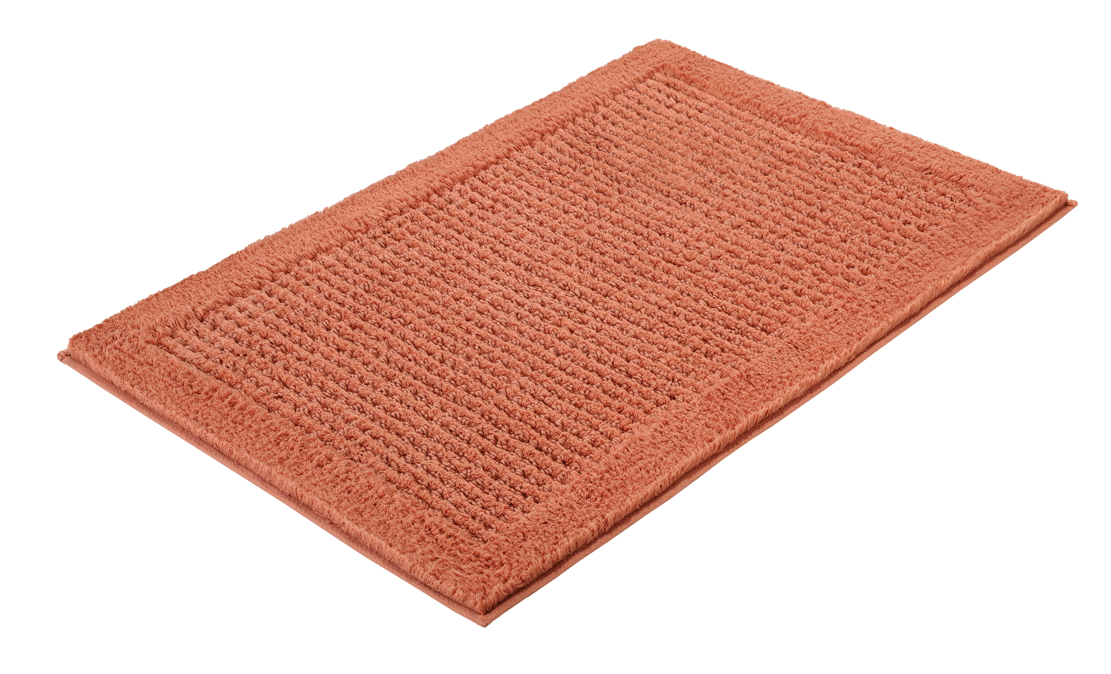 Kleine Wolke Badteppich NET ca. 80x140cm in Farbe terracotta