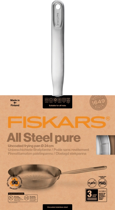 Fiskars Bratpfanne ALL STEEL 24cm Fiskars Bratpfanne ALL STEEL 24cm