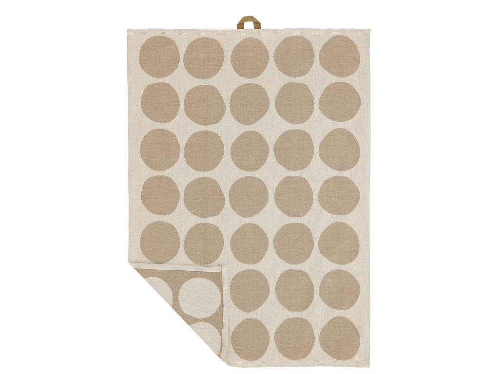 F&H Geschirrtuch BUBBLES in Farbe Braun