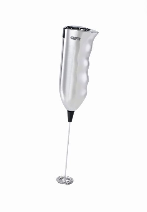 GEFU Milchaufschäumer MARCELLO in Farbe schwarz/silber GEFU Milchaufschäumer MARCELLO in Farbe schwarz/silber, Handmixer, Schüssel?