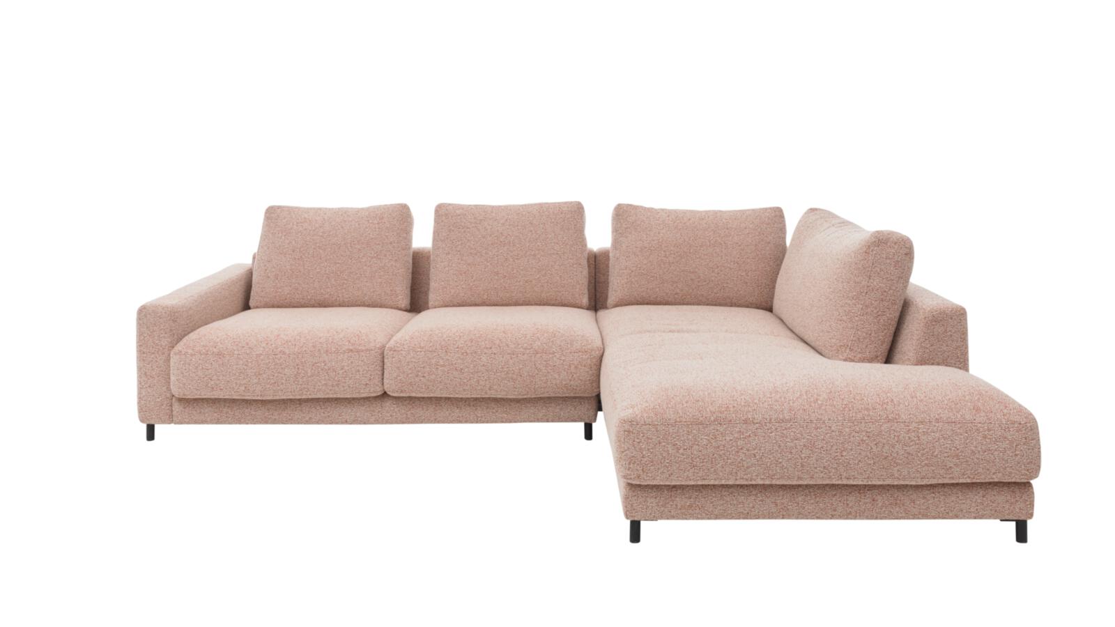 Roomio Polsterecke NO. 4103 ca. 301x223cm in Stoff Donna rusty melange