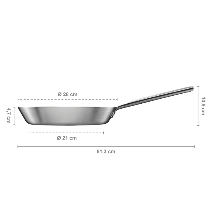 Fiskars Bratpfanne unbeschichtet NORDEN 28cm