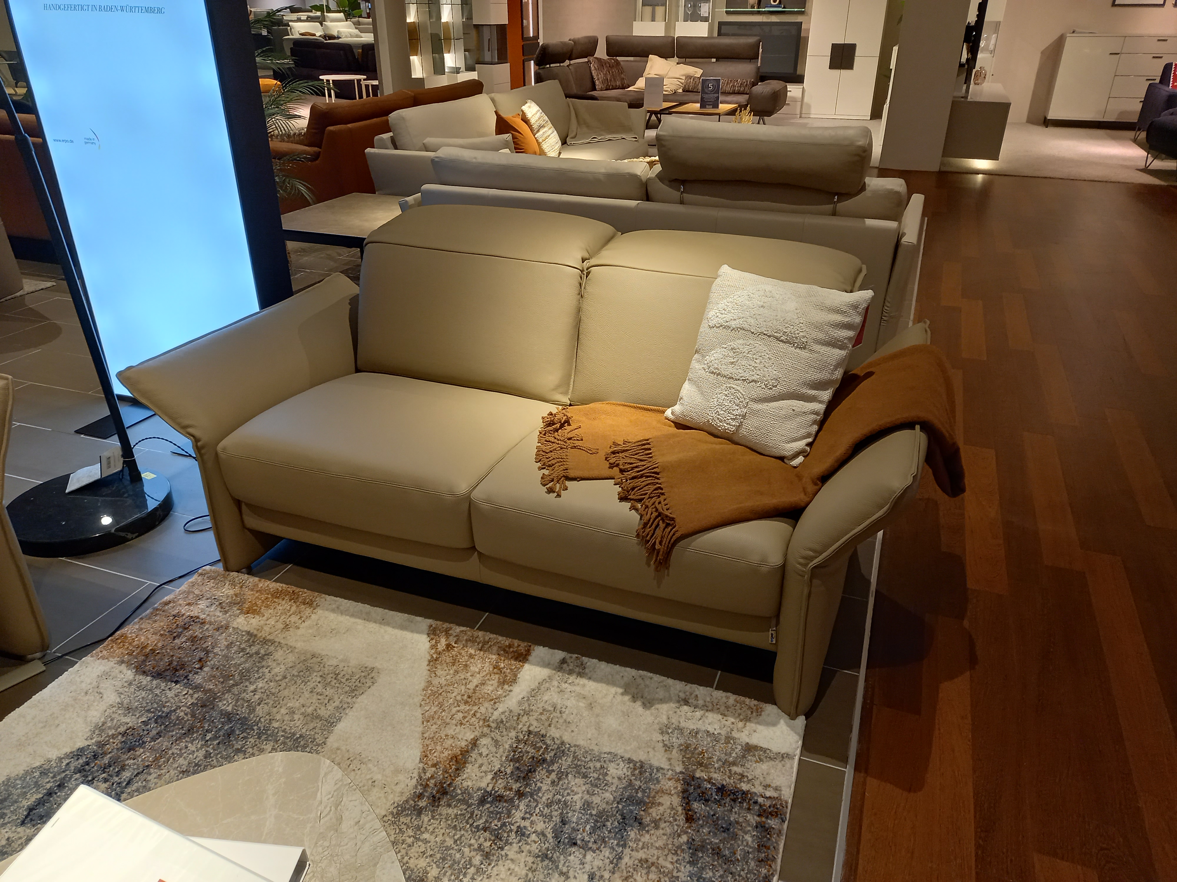 Erpo Polstergruppe AVANTGARDE AV960 in Leder stone