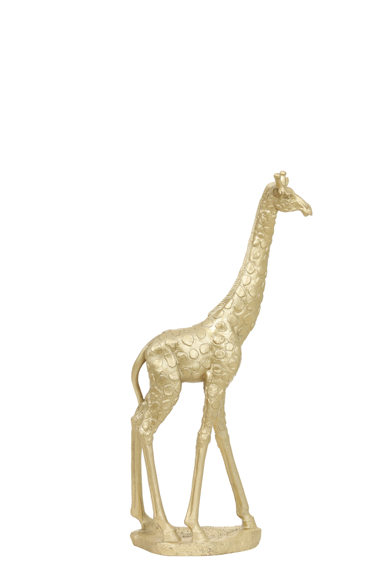 Light & Living Ornament GIRAFFE Hell gold